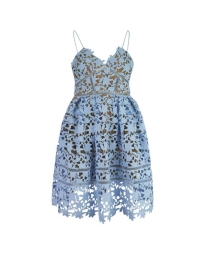 LIGHT BLUE MINI DRESS