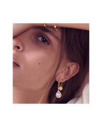 Maanesten - NELLIE WHITE EARRING