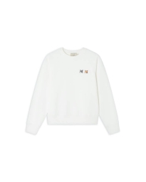 Maison Kitsune - SWEATSHIRT DOUBLE FOX HEAD PATCH