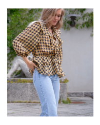 Neo Noir - BESOA SOFT CHECK BLOUSE