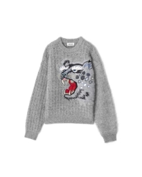 Kenzo - EMBROIDERED WOOL JUMPER