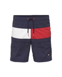 Tommy Hilfiger Kids - KIDS' FLAG DRAWSTRING SWIM SHORTS