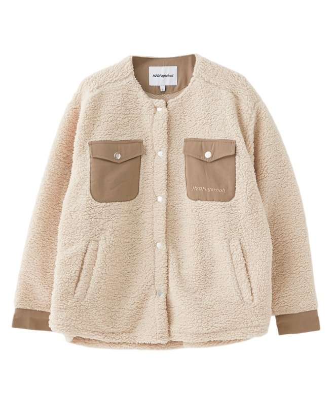 H2O FAGERHOLT - CHECKET PILE JACKET