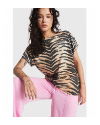 Alix The Label - KNITTED BOXY TIGER T-SHIRT