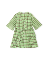 Ganni - SEERSUCKER DRESS