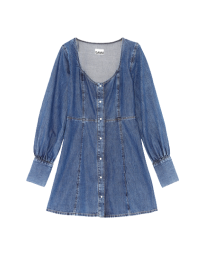 Ganni - DENIM DRESS