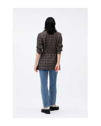 Ganni - CHECK BLAZER 