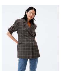 Ganni - CHECK BLAZER 