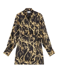 Ganni - SILK STRETCH DRESS