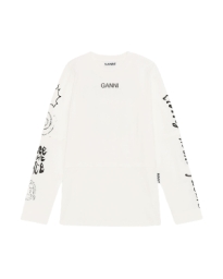 Ganni -  BASIC JERSEY TEE