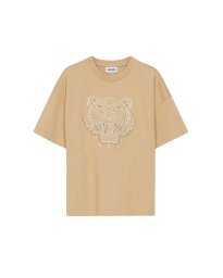 Kenzo - OVERSIZED BEIGE TIGER TEE 