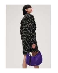 Ganni - PRINTED CREPE DRESS
