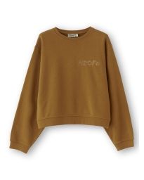 H2O FAGERHOLT - CREAM DOCTOR CROPPED O'NECK SWEATSHIRT