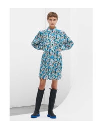 Ganni - PLEADED SHIRT DRESS