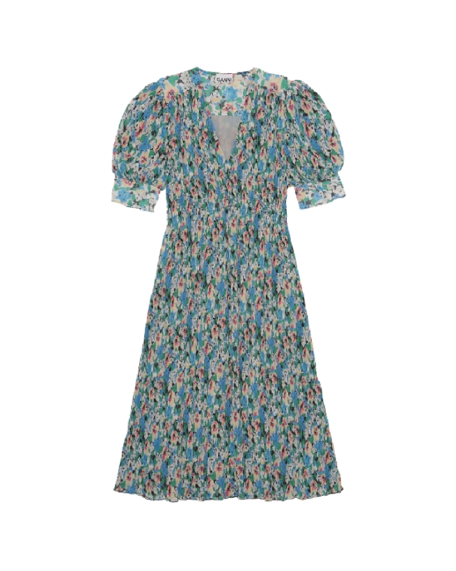 Ganni - GEORGETTE MIDI DRESS