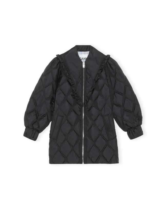 Ganni - FRILL COAT