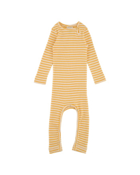 Petit Piao - JUMPSUIT LS MODAL STRIPED GUL