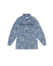 Ganni - PRINT INDIGO JACKET 