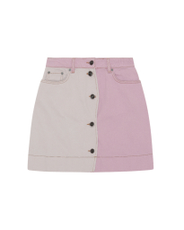 Ganni - OVERDYED CUTLINE MINISKIRT