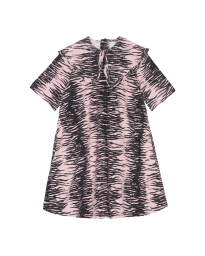 Ganni - PRINT DENIM MINI DRESS