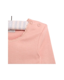 Wheat -  RIB T-SHIRT LACE