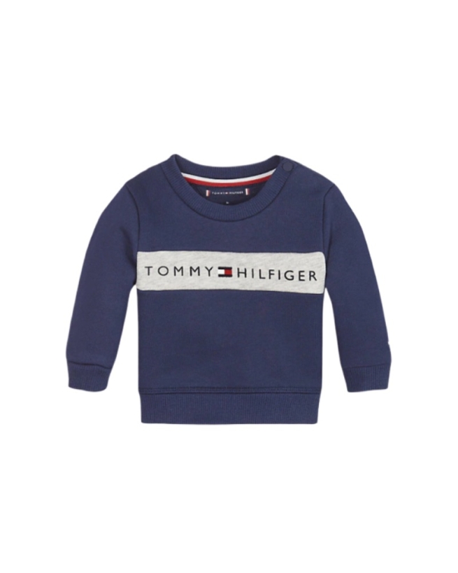 COTTON LOGO SWEATSHIRT - Tommy Hilfiger Kids - Køb til børn