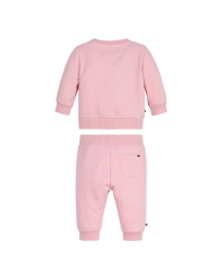 Tommy Hilfiger Kids  - BABY ESSENTIAL CREWSUIT PINK