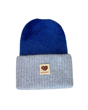 Coffee Beanies - SKY BEANIE TOP DYE BLUE