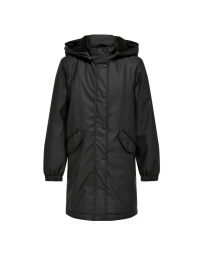 Only Kids - SALLY HOODED RAINCOAT BLACK