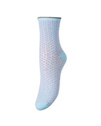 Beck Søndergaard - DINA SMALL DOTS SOCKS LIGHTBLUE