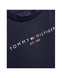 Tommy Hilfiger Kids  - ESSENTIAL LONG SLEEVE CREW NECK T-SHIRT NAVY