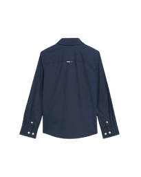 Tommy Hilfiger Kids  - CHEST POCKET TWILL SHIRT NAVY