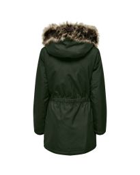 Only - IRIS FUR PARKA GRØN