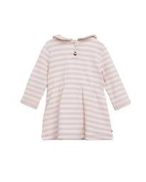 Tommy Hilfiger Kids  - RIBBED FIT AND FLARE DRESS