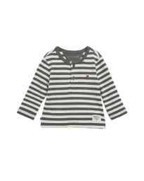 Tommy Hilfiger Kids  - LONG SLEEVE RIBBED STRIPE T-SHIRT