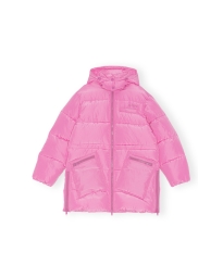 Ganni - MIDI JACKET OVERSIZED TECH PUFFER