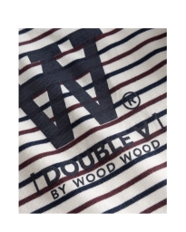 Wood Wood KIDS - KIM STRIPE SHIRT BOURDEAUX