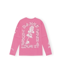 Ganni - LONG SLEEVE PINK
