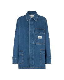 Mads Nørgaard - DENIM JOHNNY JACKET i blå denim 