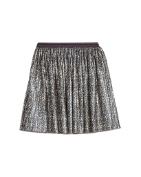 Tommy Hilfiger Kids  - METALLIC MONOGRAM FIT AND FLARE SKIRT