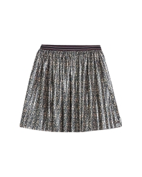 Tommy Hilfiger Kids  - METALLIC MONOGRAM FIT AND FLARE SKIRT