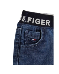 Tommy Hilfiger Kids  - REPEAT LOGO WAISTBAND JEANS