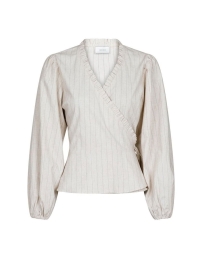 Neo Noir - BELLIA STRIPE BLOUSE