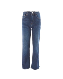 WIDE JEANS MØRKEBLÅ