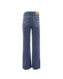 WIDE JEANS MØRKEBLÅ