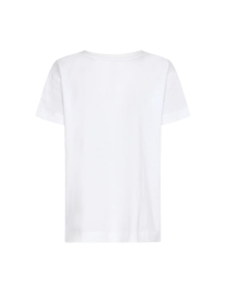 Mos Mosh - BEC T-SHIRT MED PRINT HVID