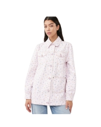 Ganni - FLOWER PRINT DENIMJACKET