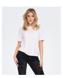 Only - BASIC T-SHIRT HVID