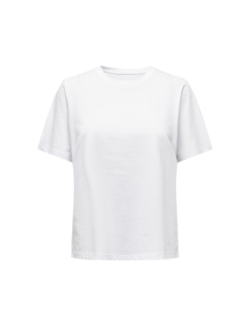 Only - BASIC T-SHIRT HVID