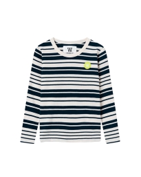 Wood Wood KIDS - KIM STRIPE BLUSE NAVY